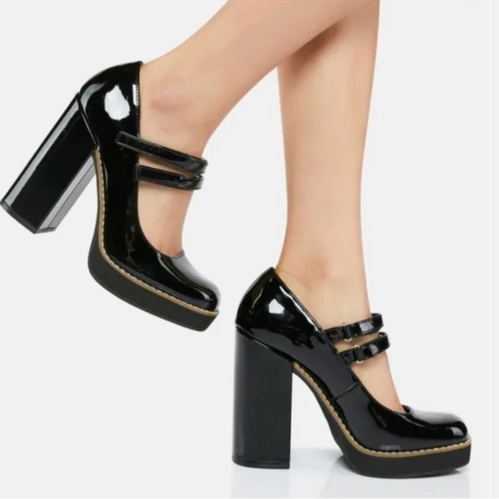 High Heel Mary Jane Platform in Custom size 14 NIB Hot!
